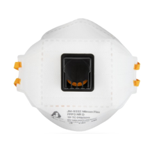 Полумаска Jeta Safety JM-9332 FFP3 NR D противоаэрозольная с клапаном, трехпанельная
